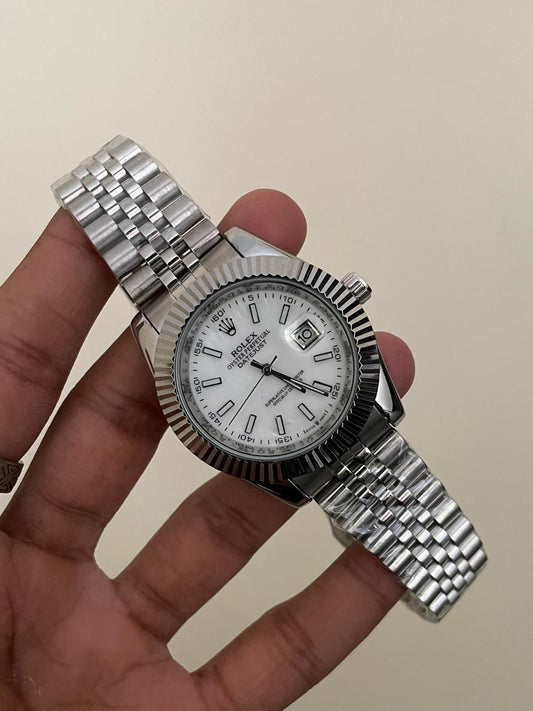 RLX DJ - B2116 - 41MM - WHITE - QUARTZ WATCH