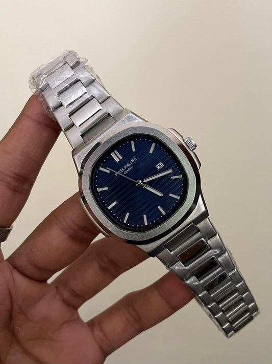 PP NAUTILUS - B2119 - 41MM - SIILVER BLUE - QUARTZ WATCH