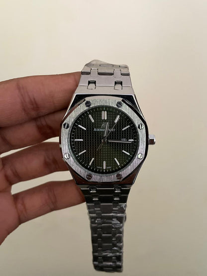 AP ROYALOAK - B2122 - 41MM - SILVER GREEN - QUARTZ WATCH