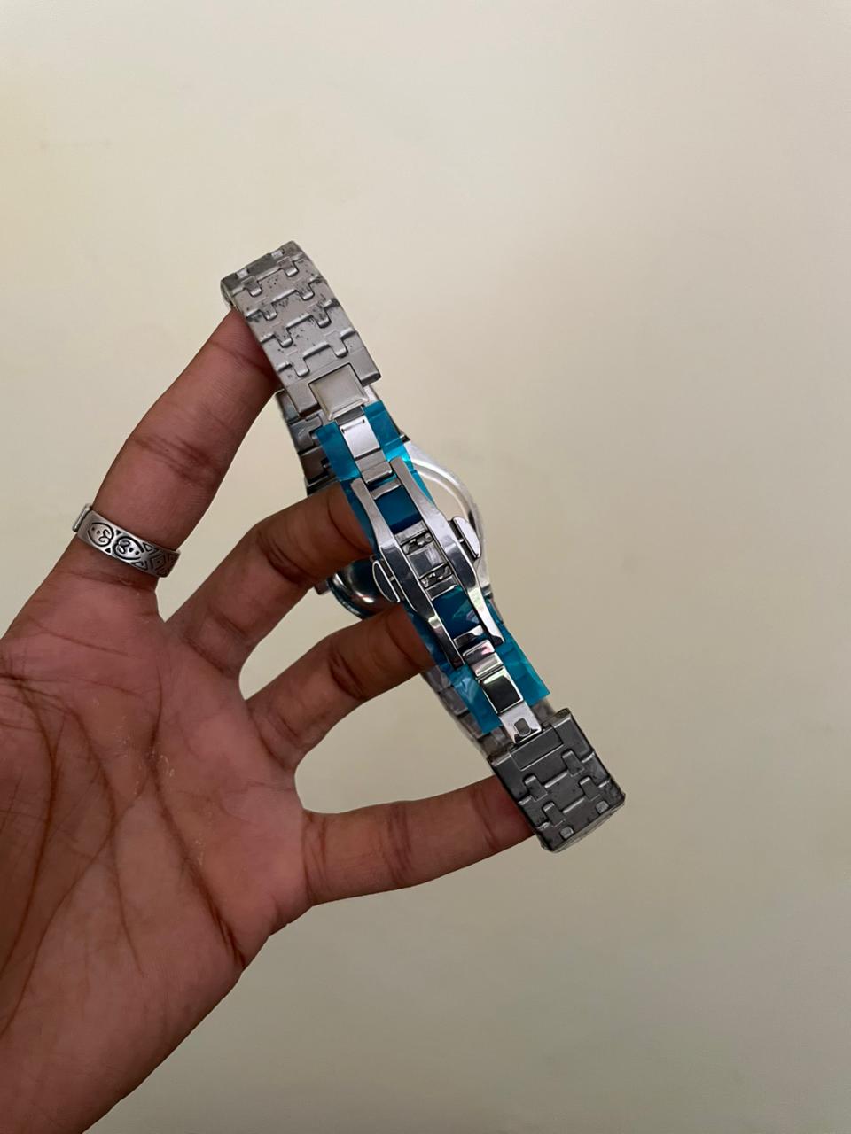 AP ROYALOAK - B2121 - 41MM - SILVER BLUE- QUARTZ WATCH