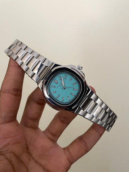 PP NAUTILUS - B2103 - 41MM - SILVER TIFFANY - QUARTZ WATCH