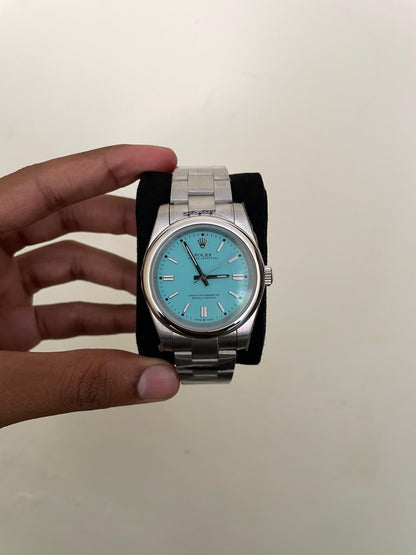RLX TURQUOISE - A1107- 41MM - SILVER TIFFANY - AUTOMATIC WATCH