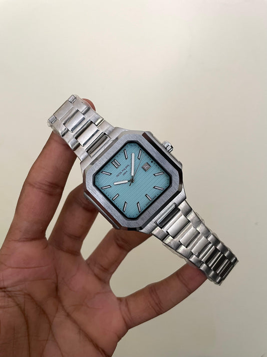 PP CUBITUS - B2104 - 41MM - SILVER TIFFANY - QUARTZ WATCH