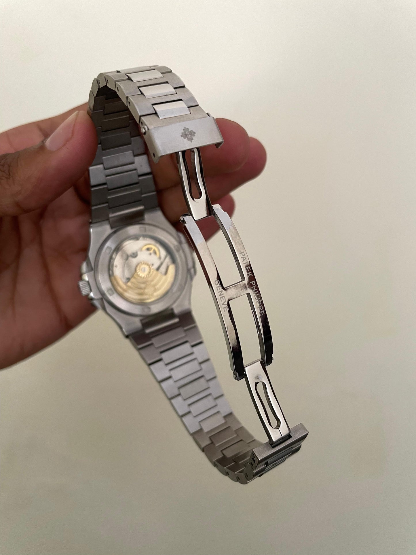 PP NAUTILUS - A1102 - 41MM - SILVER MUSTARD - AUTOMATIC WATCH