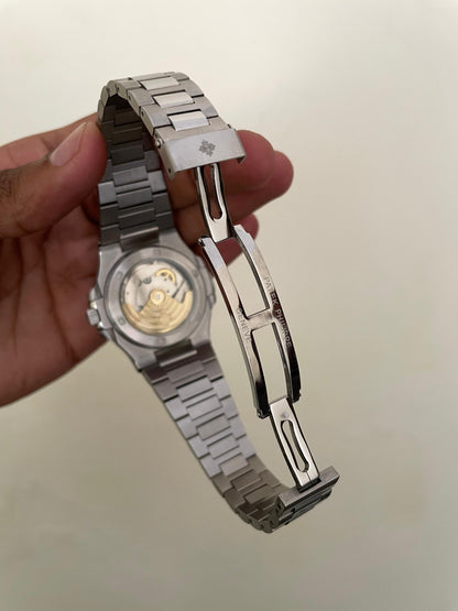 PP NAUTILUS - A1102 - 41MM - SILVER MUSTARD - AUTOMATIC WATCH