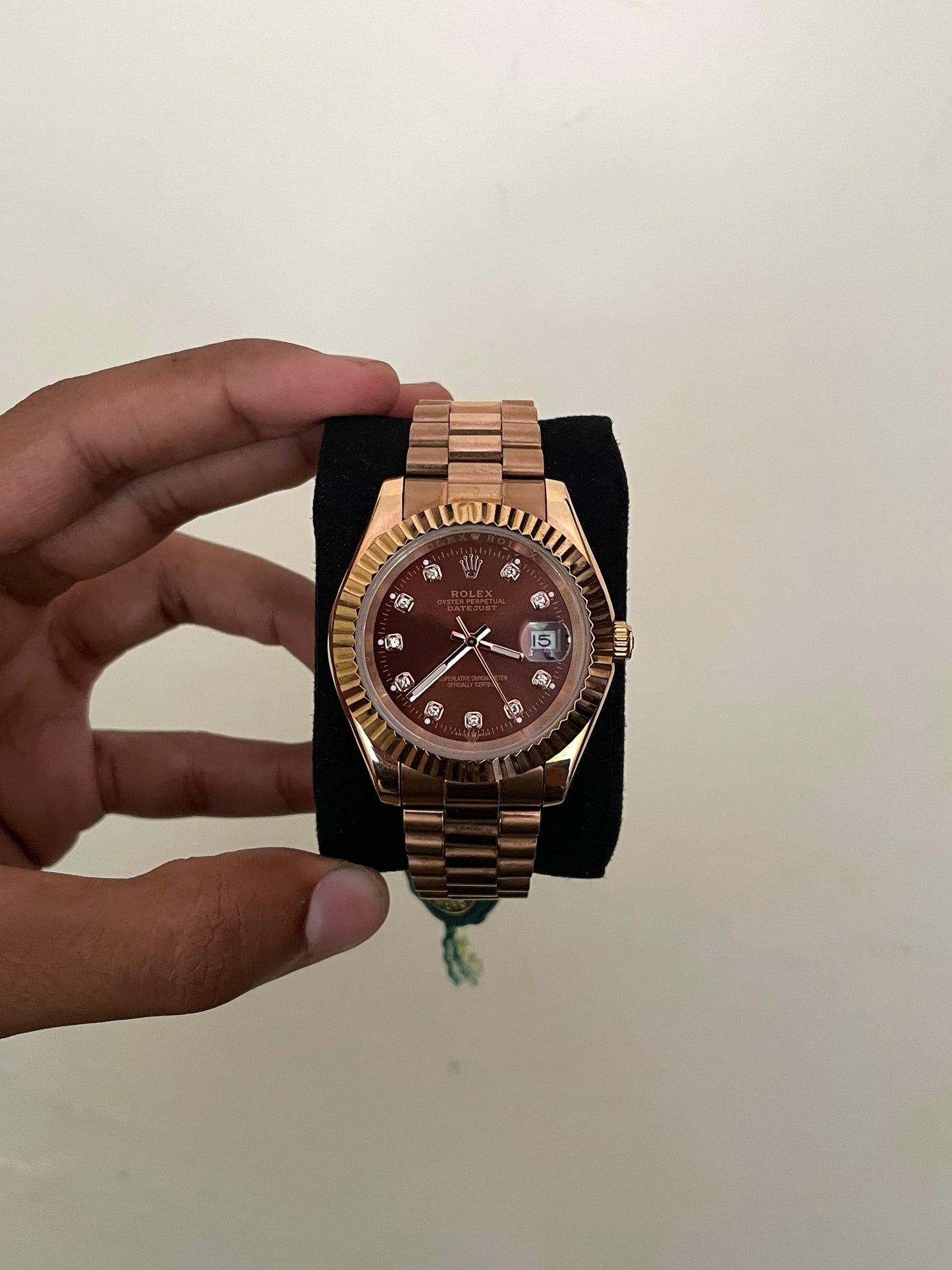 RLX DJ - A1109 - 41MM - ROSE GOLD - AUTOMATIC WATCH