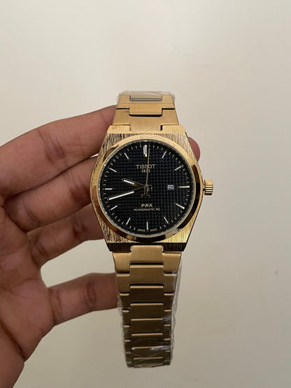 TST PRX 1853 - B2110 - 41MM - GOLD BLACK - QUARTZ WATCH