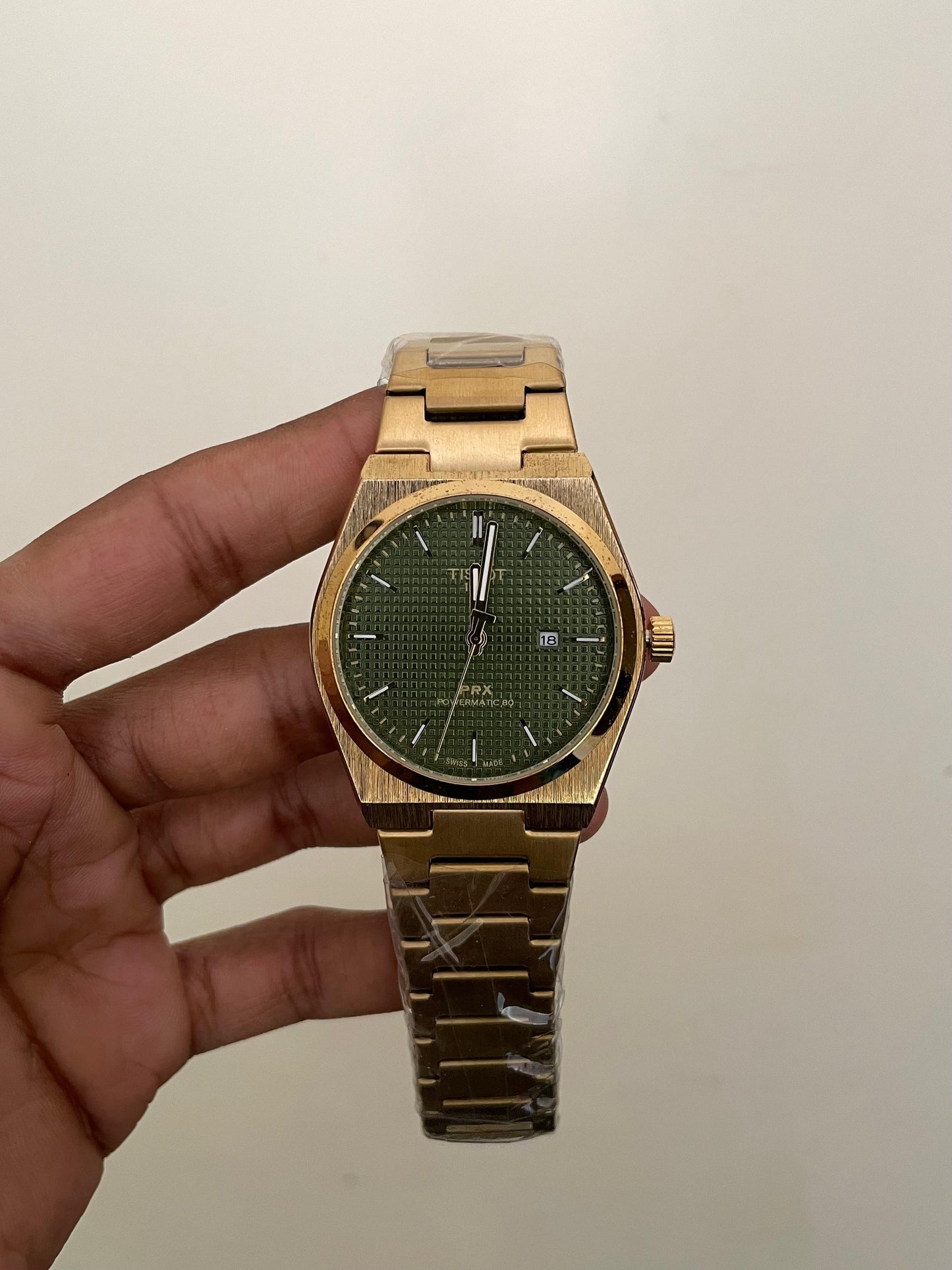 TST PRX 1853 - B2109 - 41MM - GOLD MINT - QUARTZ WATCH