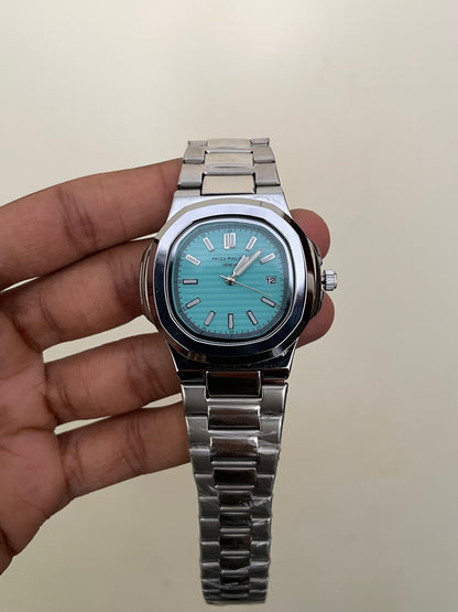 PP NAUTILUS - B2103 - 41MM - SILVER TIFFANY - QUARTZ WATCH
